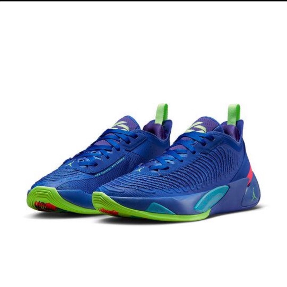 NEW Jordan Luka 1 GS “Illusionist” Racer Blue Ghost Green Sneakers 4.5Y w/ Box